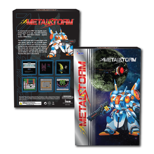 Metal Storm - Collectors Edition Figure (NES) Retro-Bit Europe - Transparent Blue