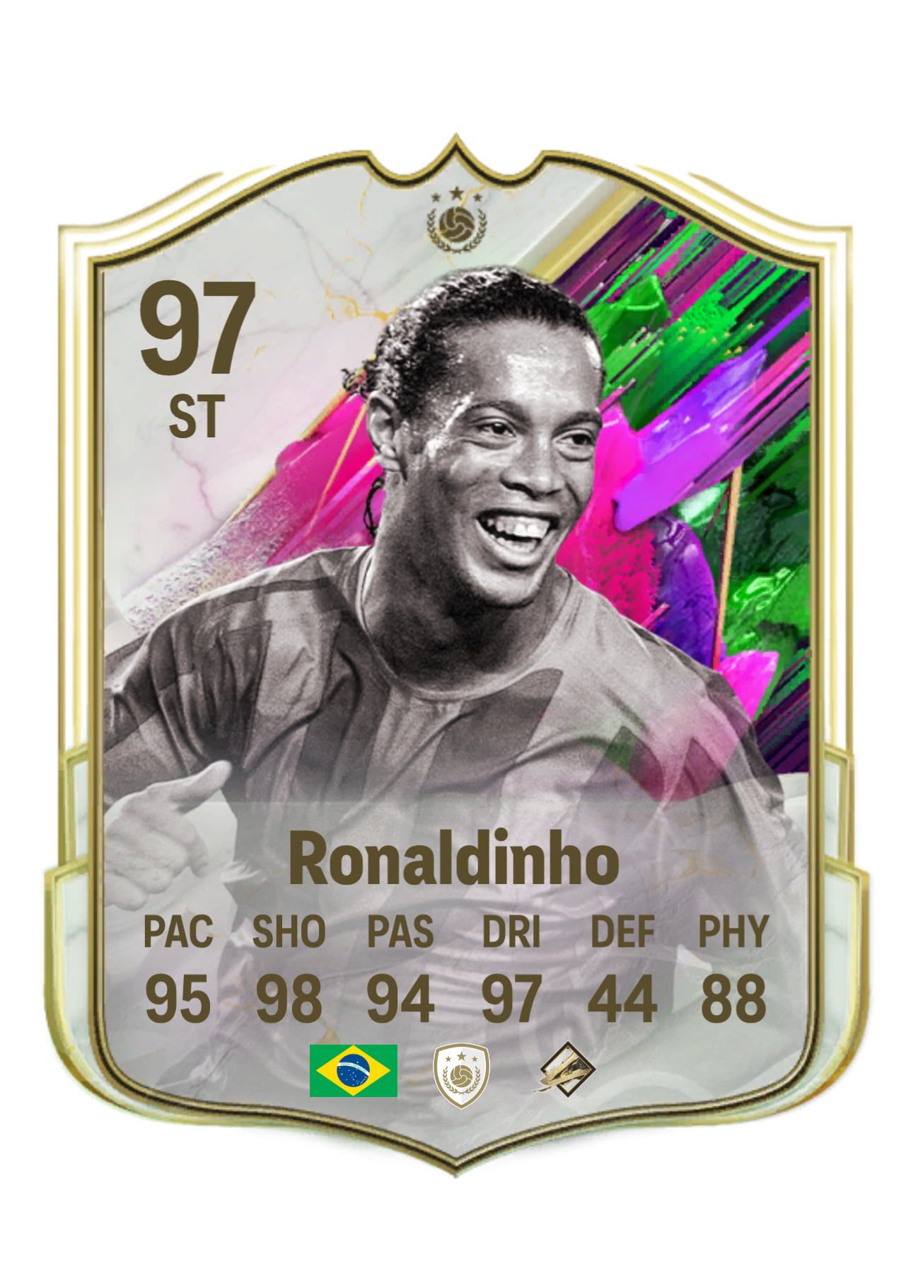 The Coin Printer Ronaldinho Card