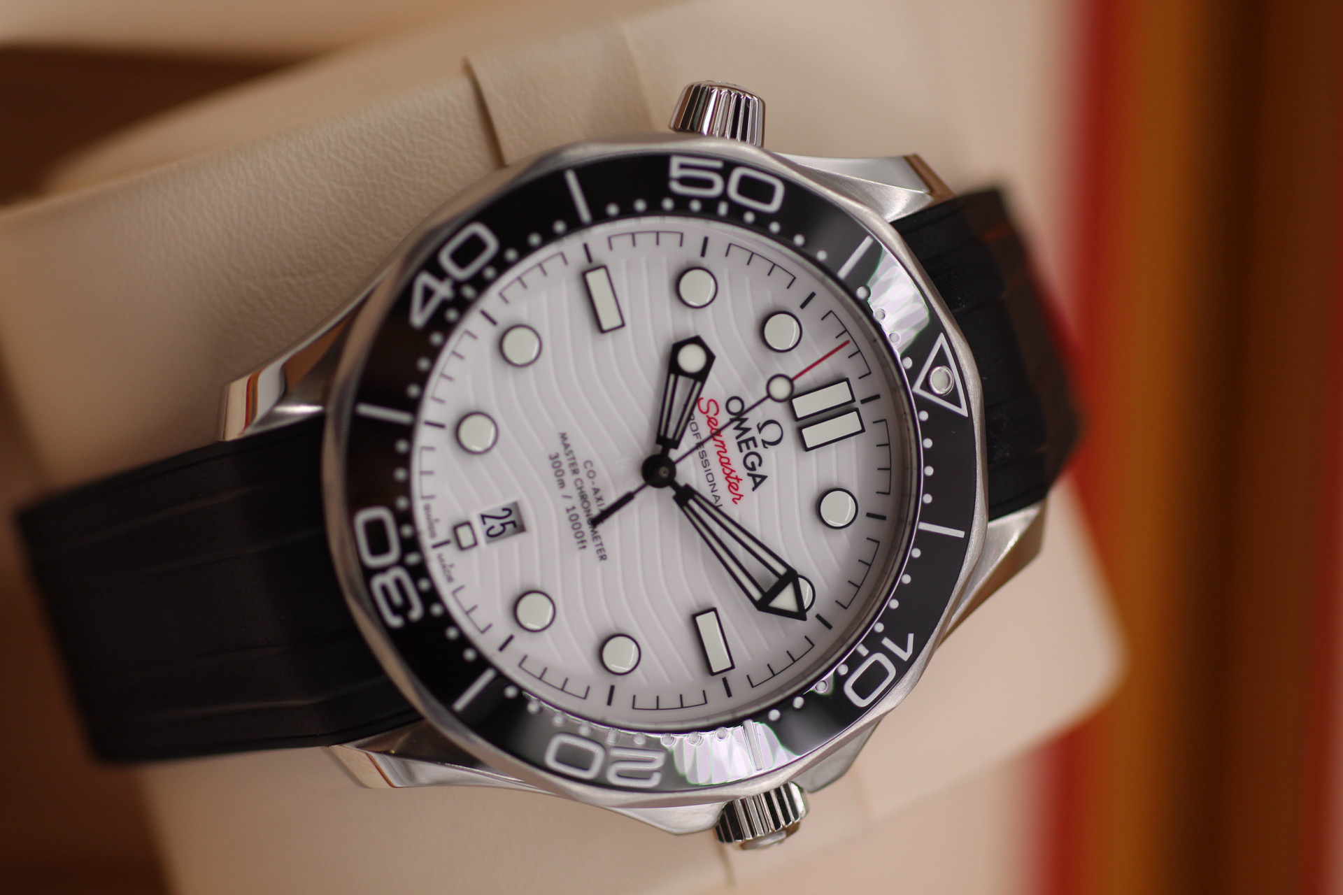 OMEGA Seamaster Professional 300m White Rubber 42mm previously sold timepiece