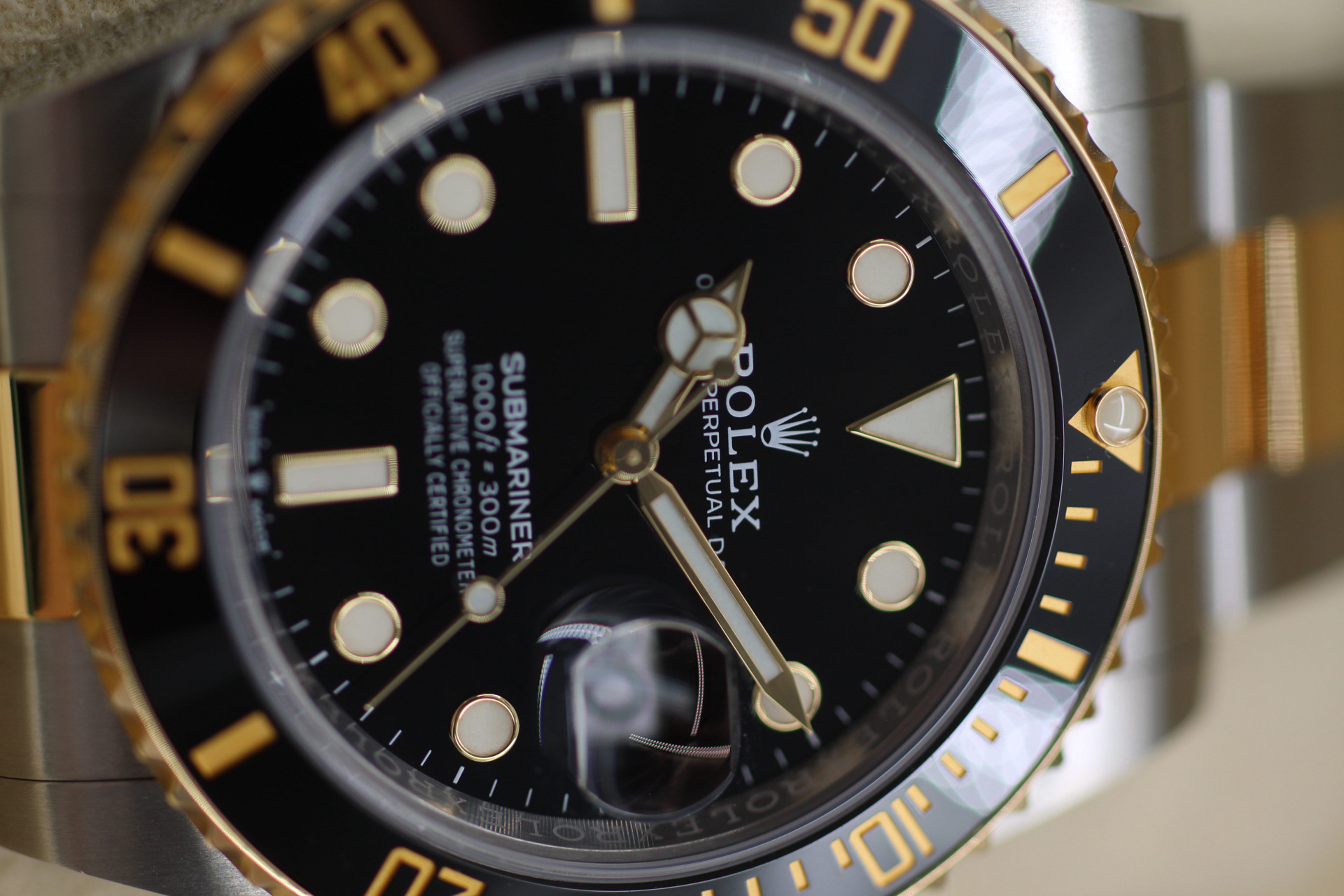 Rolex Submariner Date Steel & Gold Black 41mm 126613LN