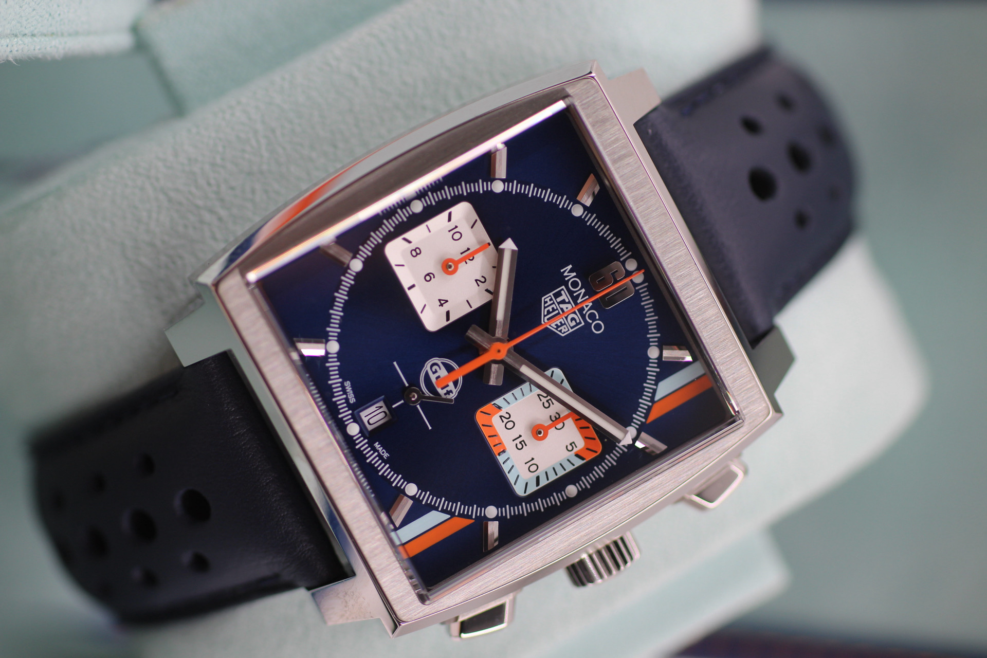 TAG Heuer Monaco Chronograph x Gulf 39mm CBL2115.FC6494