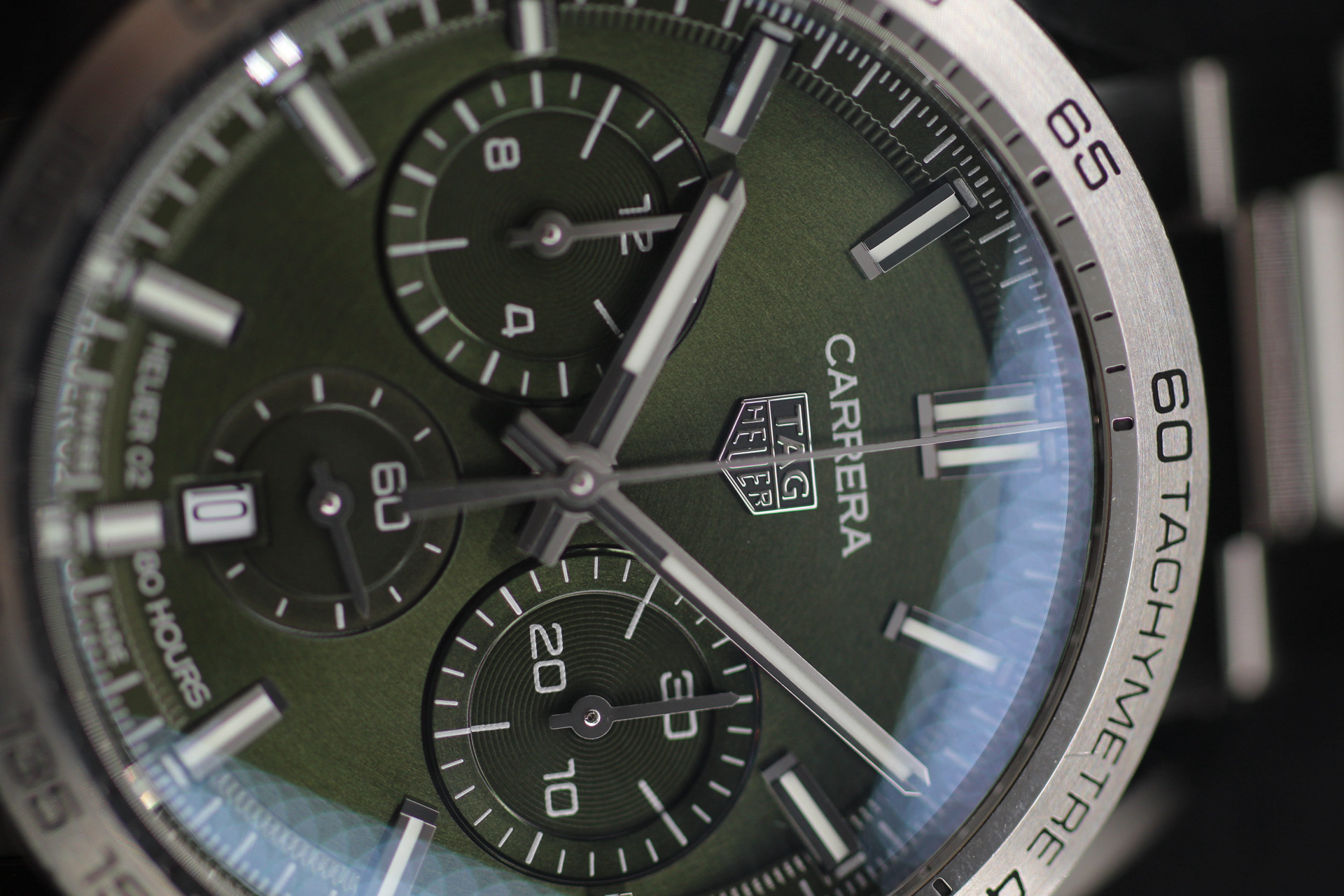 TAG Heuer Carrera Chronograph Heuer 02 Green 44mm CBN2A10.BA0643