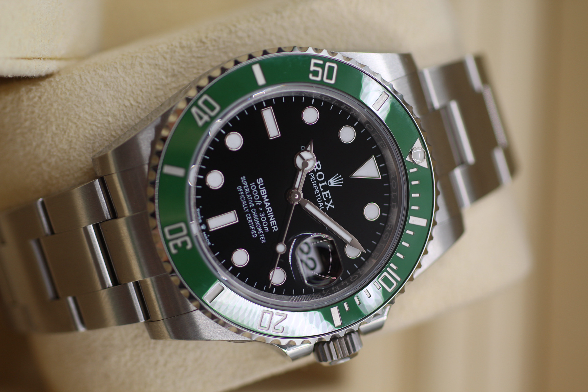 Rolex Submariner Starbucks MK2 41mm 126610LV previously sold timepiece